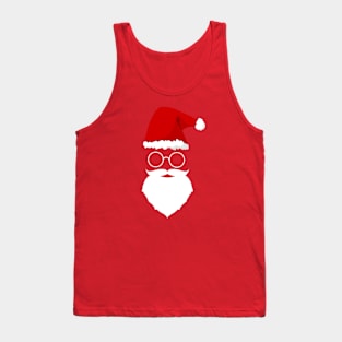 Santa face beard Tank Top